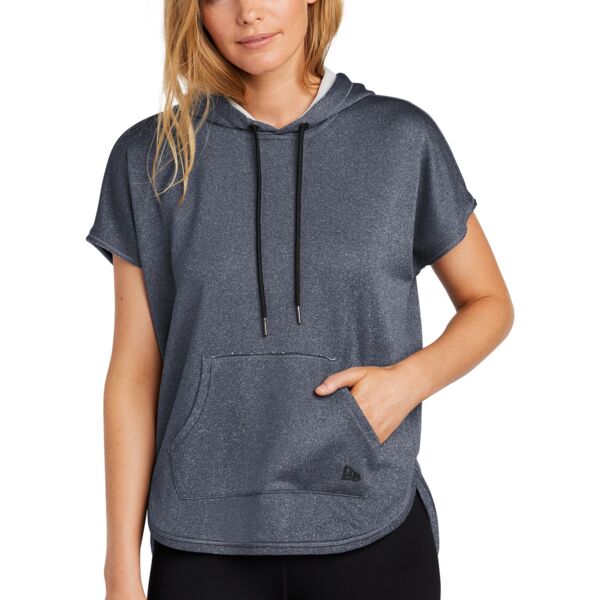 ® Ladies Performance Terry Short Sleeve Hoodie Thumbnail